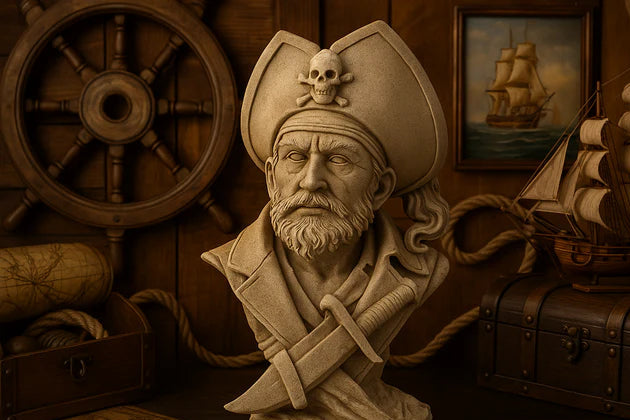 Pirate Captain Statue