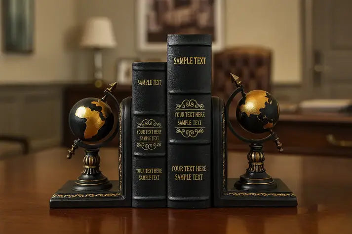 Globe Bookends
