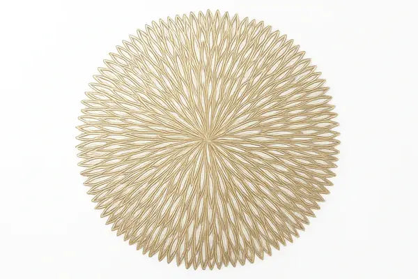 Radial Sunburst Pattern Table Mat(4 Pcs)