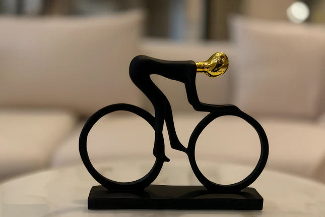 Cyclist Sculpture