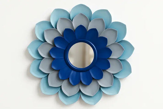 Blue Layered Flower Wall Art(Buy 1 Get 1 Free)